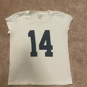 BOGO John Galt White T-Shirt with Black Number 14